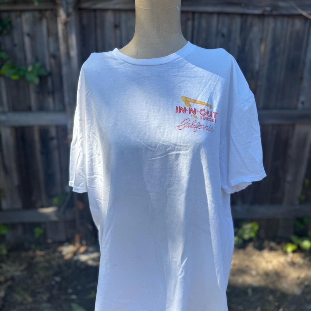 White In N Out T Shitt
